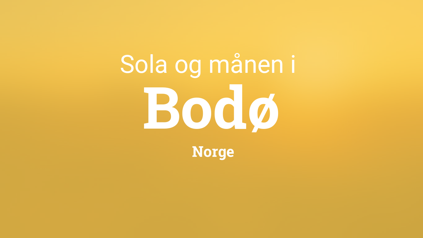 Skolerute Bodø